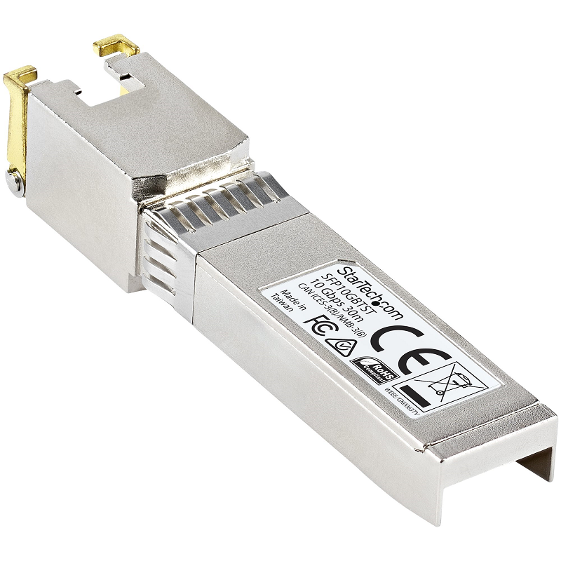 StarTech SFP10GBTST 10GbE SFP to RJ45 Cat6/Cat5e Transceiver